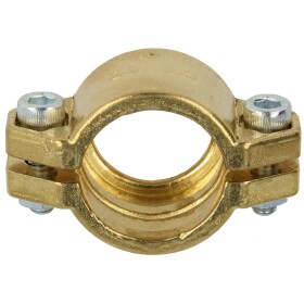 Brass clamping collar 2-piece clamping range 1&quot;