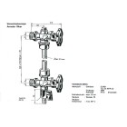 Mesureur niveau deau &Oslash;12mm50-70cm,6 bar p. r&eacute;servoirs sous pression jusque 750 L