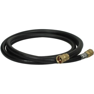 Oil resistant tank filling hose DN 25 with screw joint 1", IT, 6 m