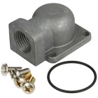 Flange, 1/2, angle, for gas control block SIT 820 Nova