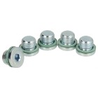 Dungs screw plug set with sealing ring G&frac14;&quot; (5 pieces) 230396