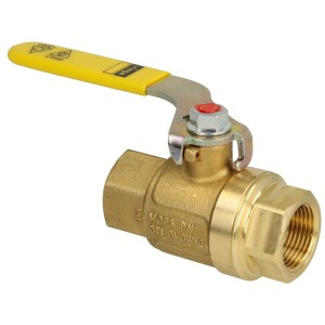 Gas socket ball valve 3/4", HTB-design can be locked and sealed