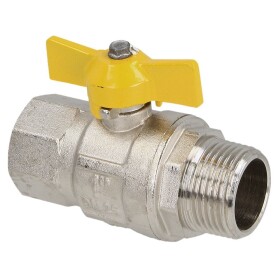 Gas ball valve 1&quot; IT/ET with wing handle, according...