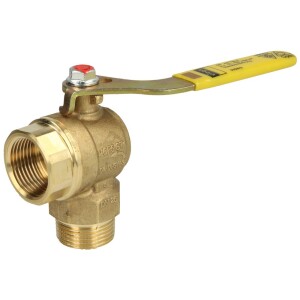 Viega Angle ball valve, gas, 3/4", with heat-activated safety valve, 4.0 m³