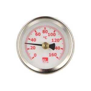 Flow thermometer red for Solarbloc Maxi